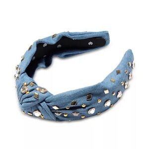 Lele Sadoughi gold stud and Crystal headband